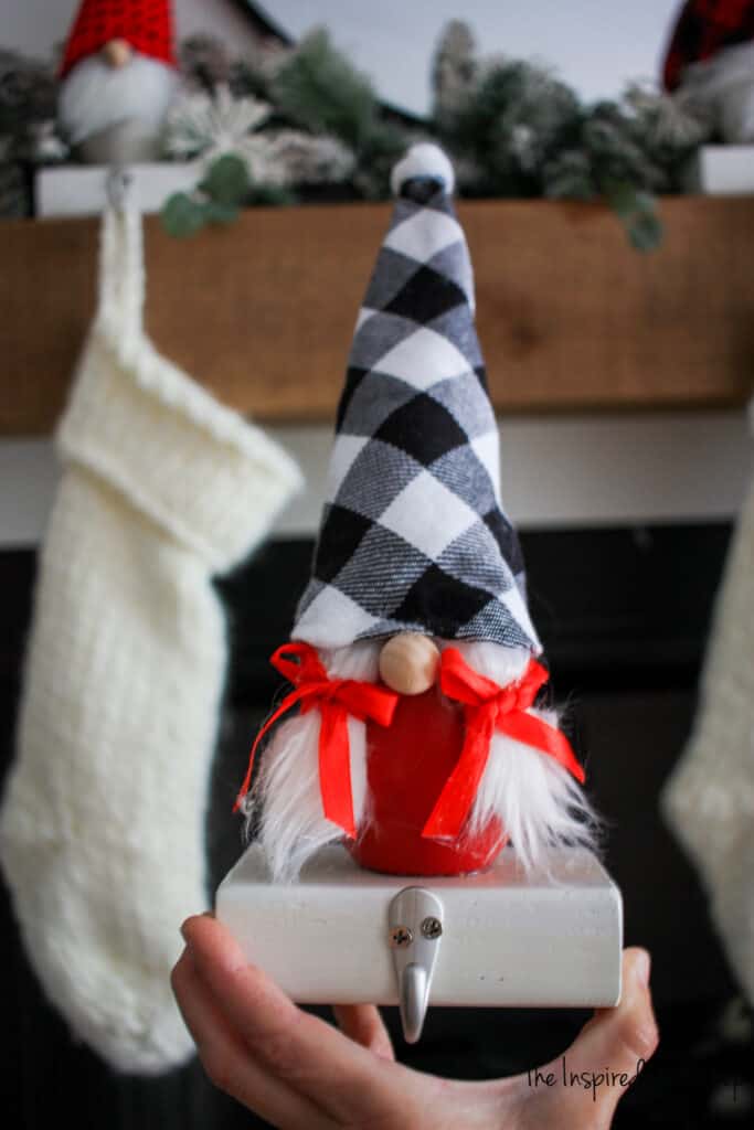 female gnome for stocking holders