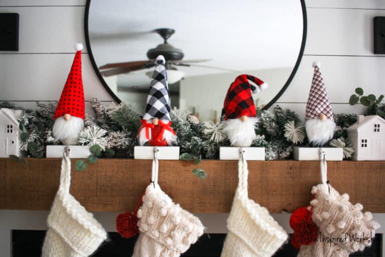 DIY Gnome Stocking Holders