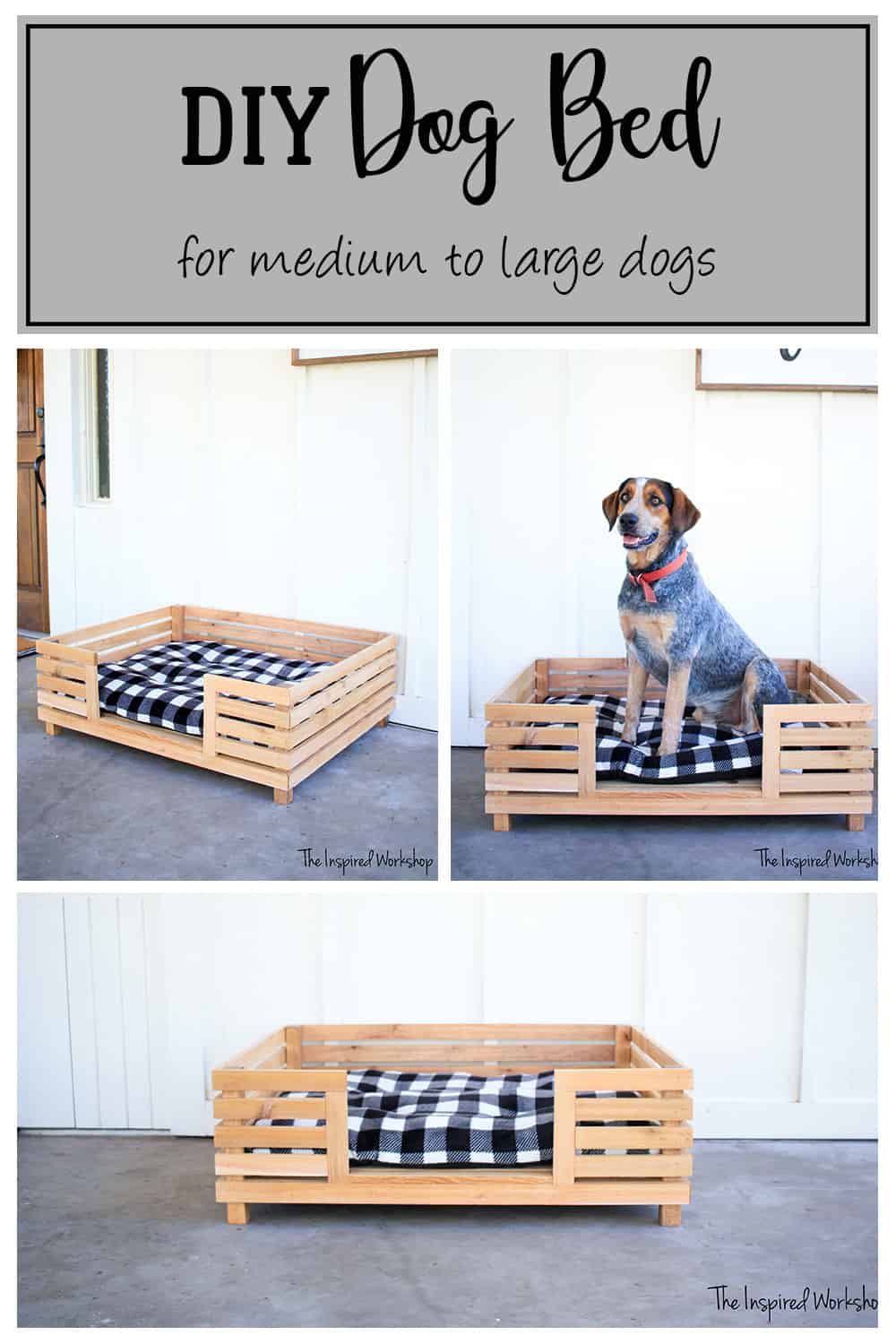 DIY Dog Bed - Built for large dogs