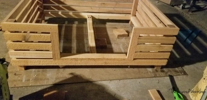 Building the DIY dog bed - showing you how to build one