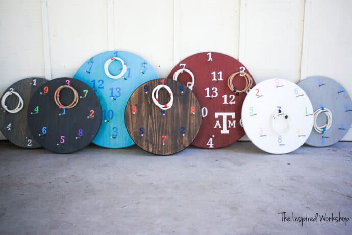 DIY Pirate Hook Ring Toss Game