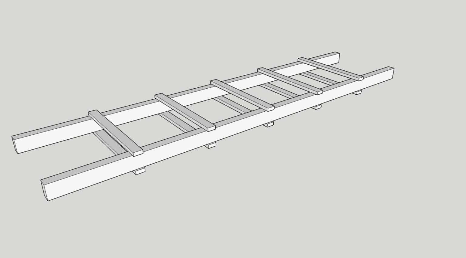 DIY Tall Blanket Ladder The Inspired