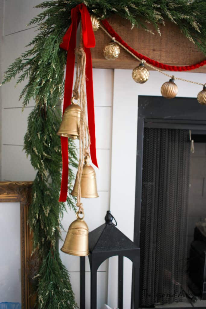 solid hanging bell indoor decor festive