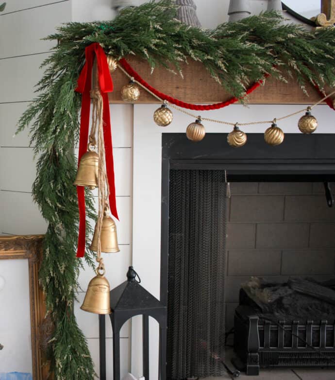 DIY Look a like vintage brass Christmas bells