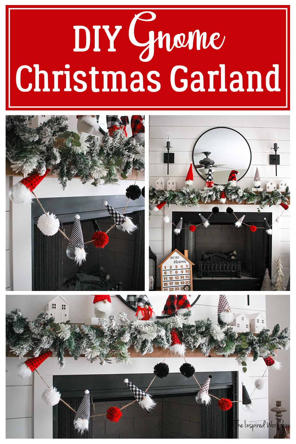 DIY Gnome Christmas Garland – The Inspired Workshop