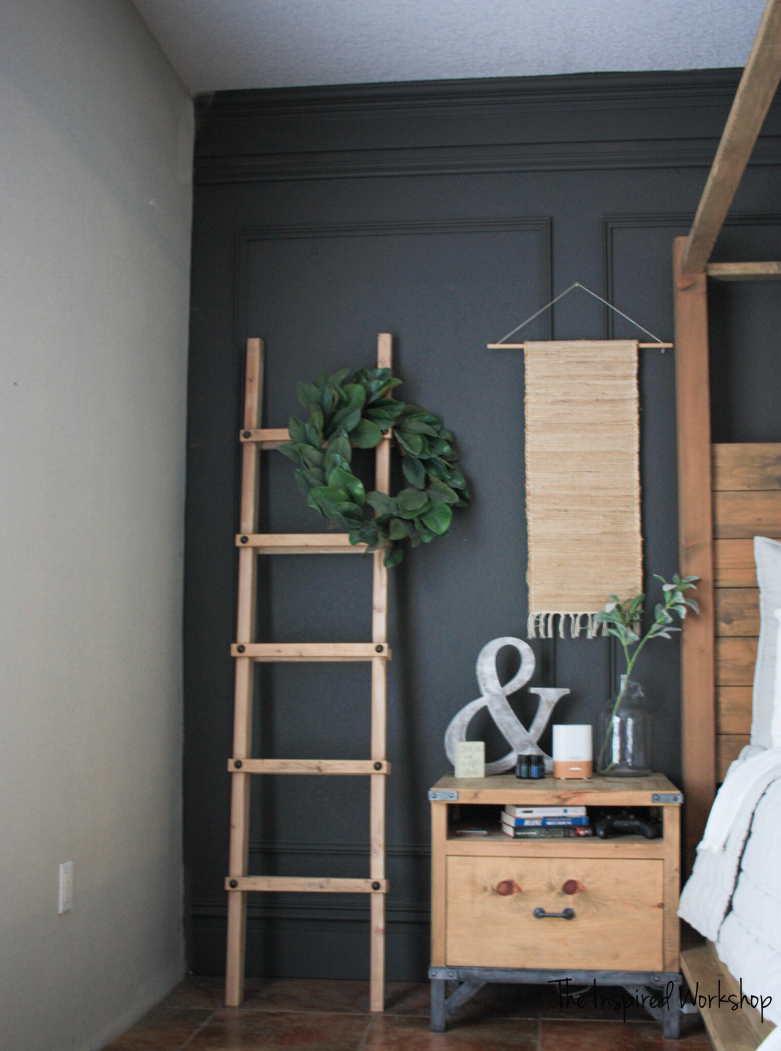 DIY Tall Blanket Ladder The Inspired