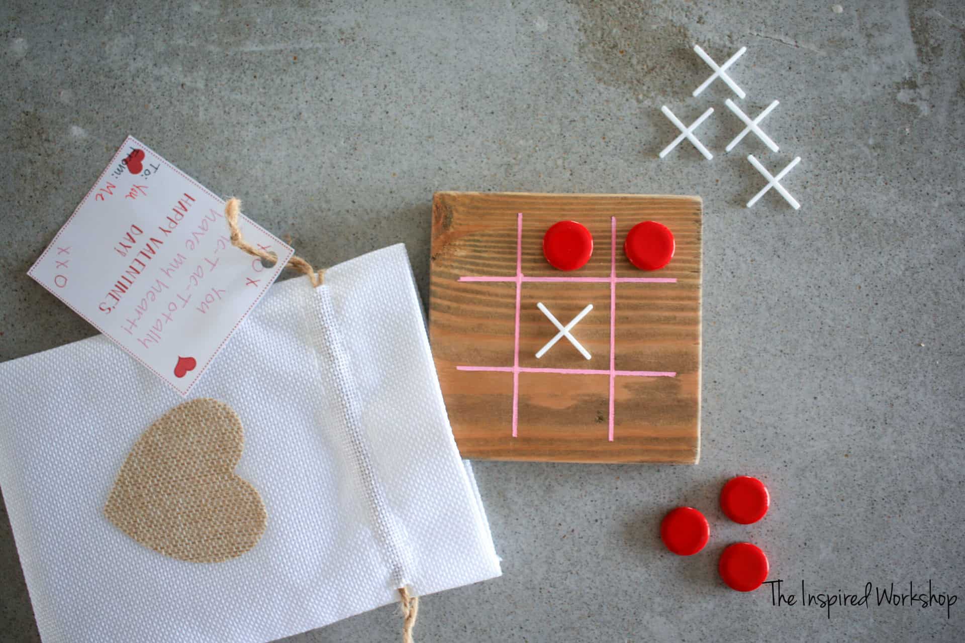 Tic-Tac-Toe Game & Printable Valentine Cards