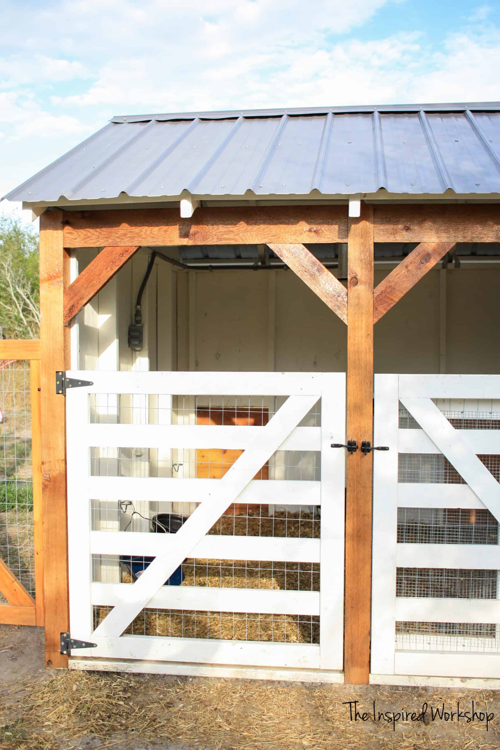 DIY Gates for Goat Shed The Inspired
