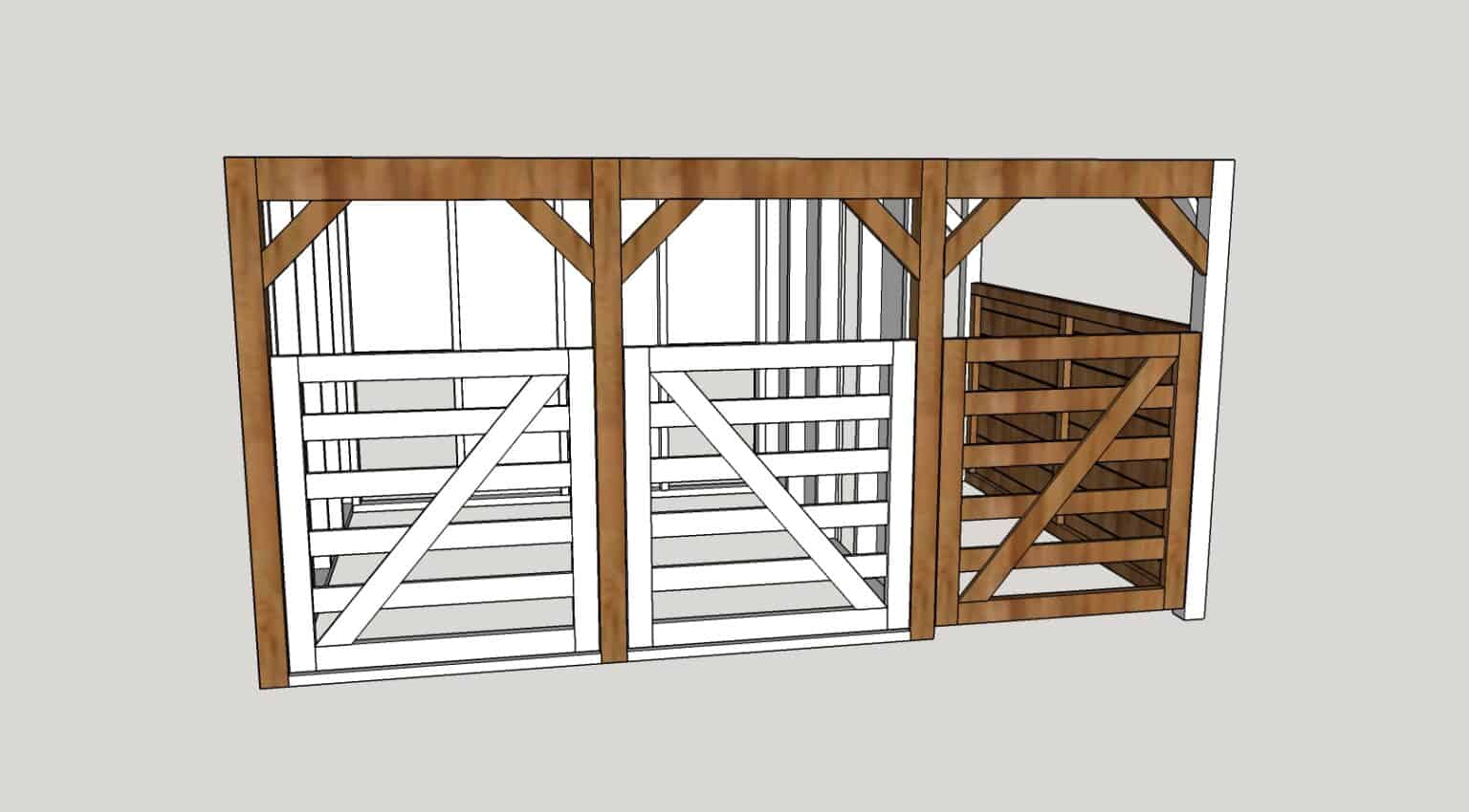 DIY Gates for Goat Shed The Inspired