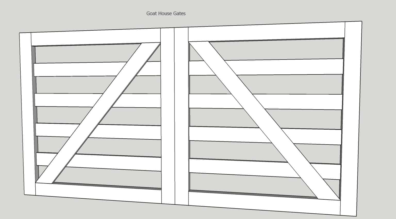 DIY Gates for Goat Shed The Inspired