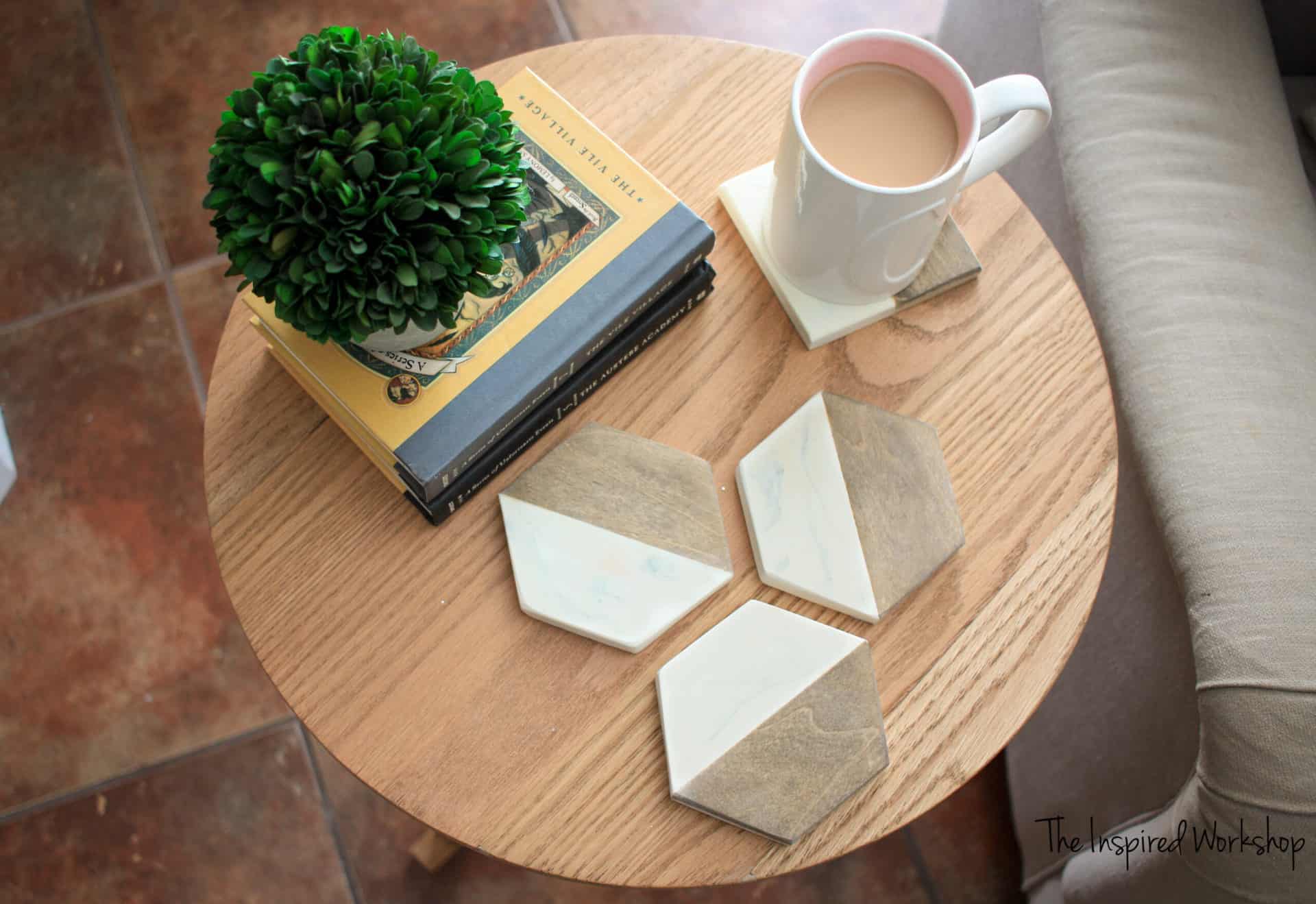 DIY Epoxy Resin Coasters The Inspired