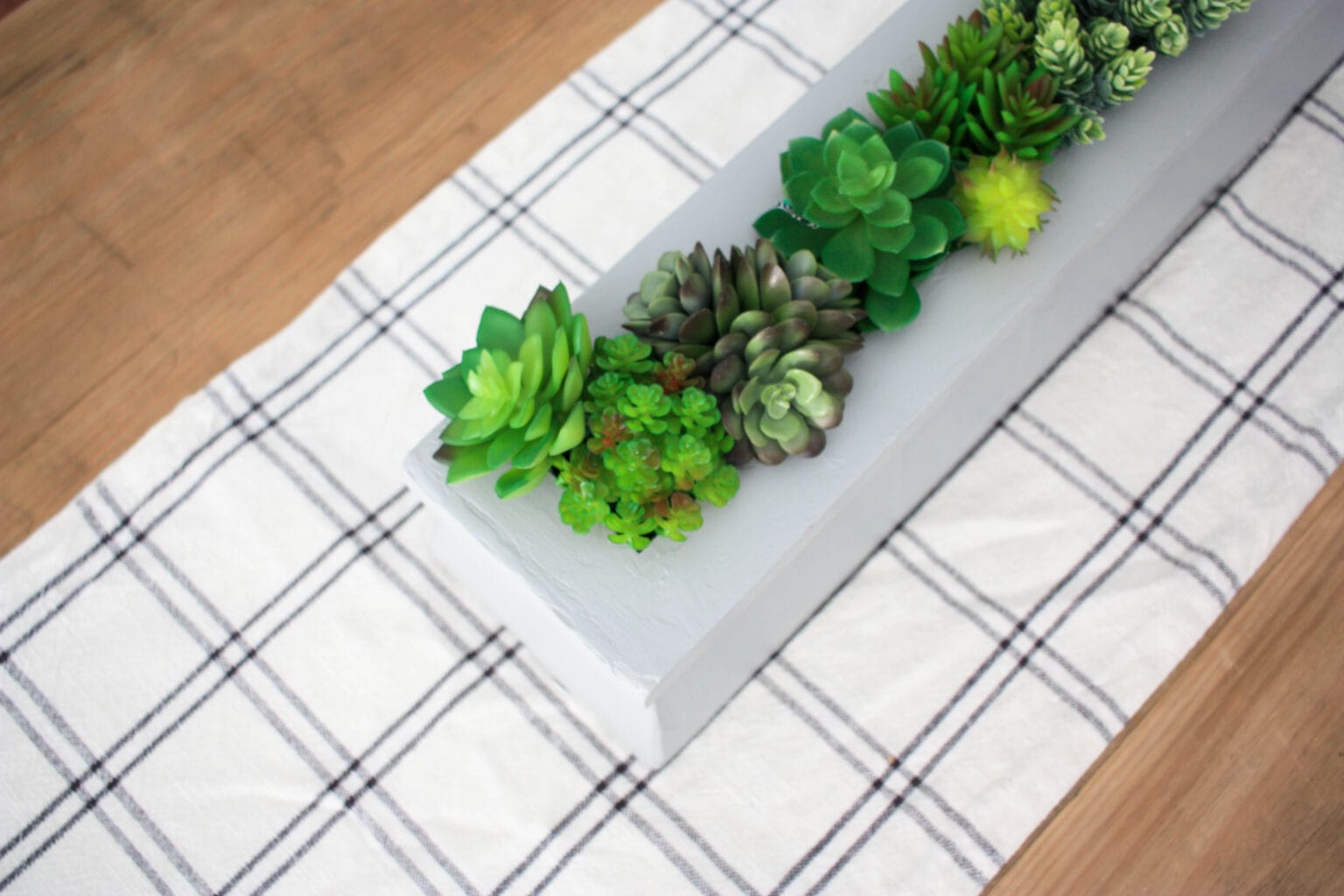 DIY Succulent Table Centerpiece The Inspired