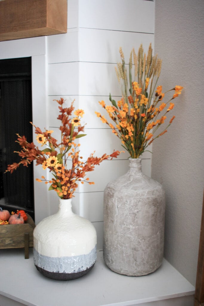 DIY: Stone Texture Spring Vases