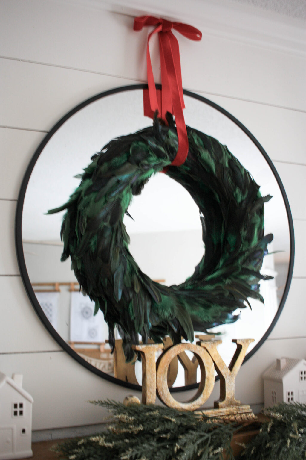 DIY Feather Wreath The Inspired