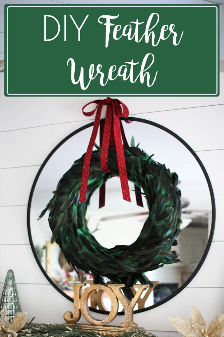 DIY Feather Wreath The Inspired