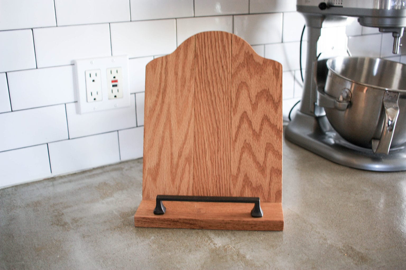 DIY Cookbook Stand The Inspired