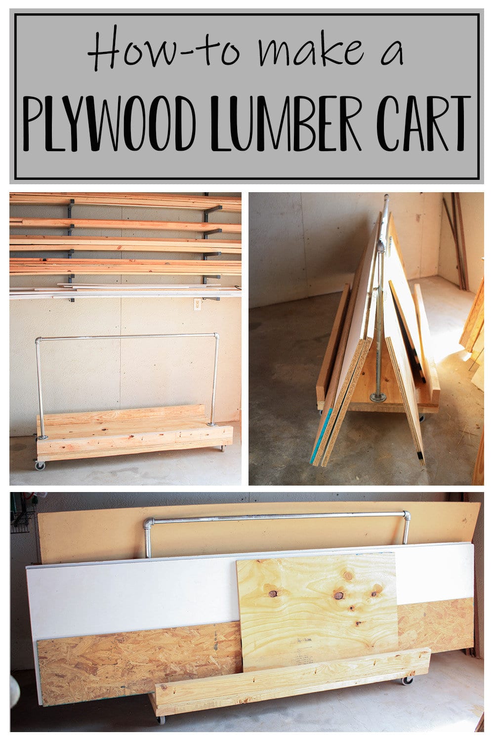 DIY Lumber Cart