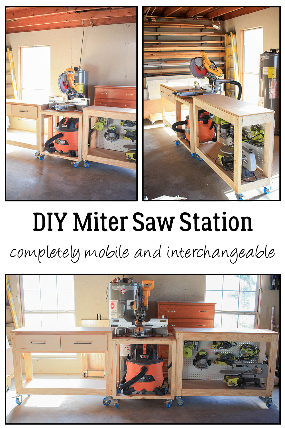 DIY Miter Saw Station