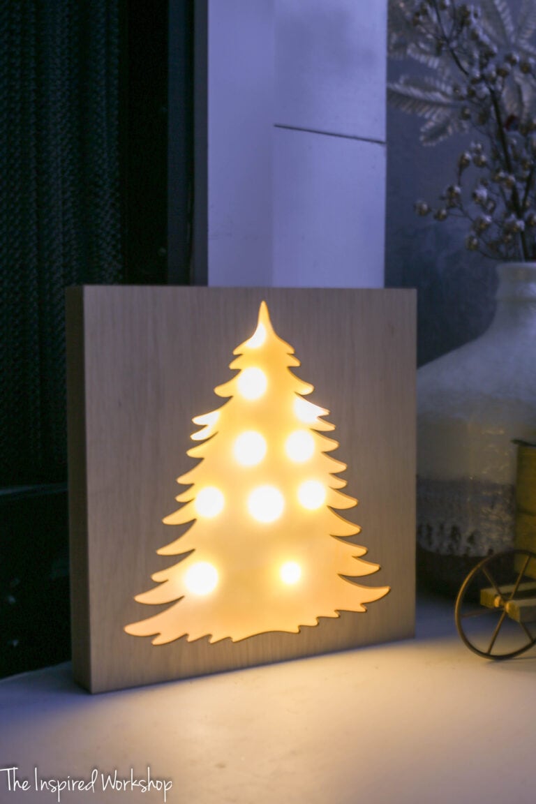 DIY Christmas Light Box