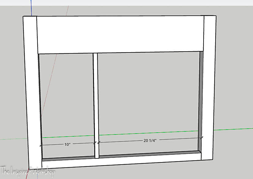 image of the boards needed to build the back frame