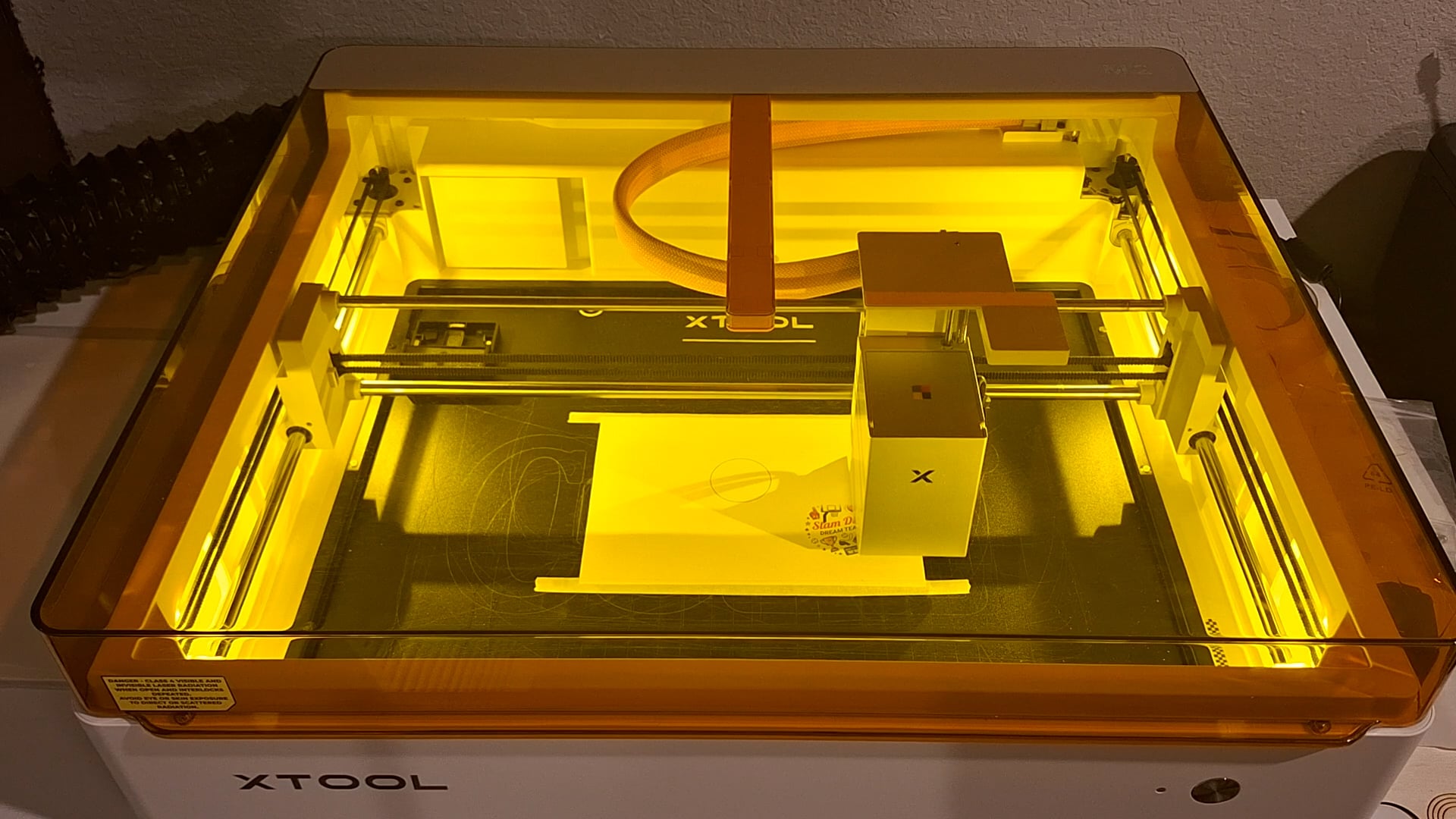 printing on white paper with the xTool M2