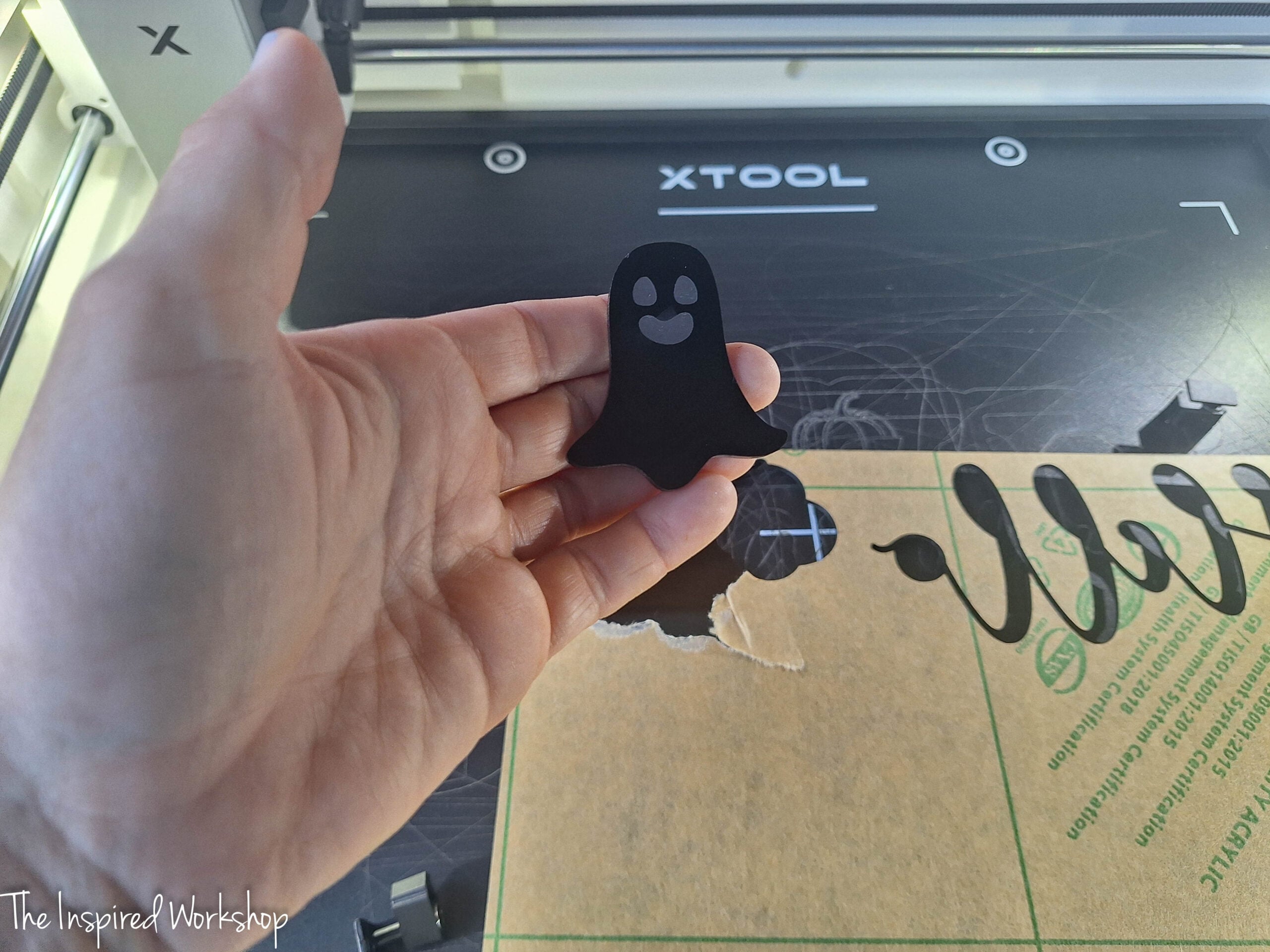 black acrylic ghost